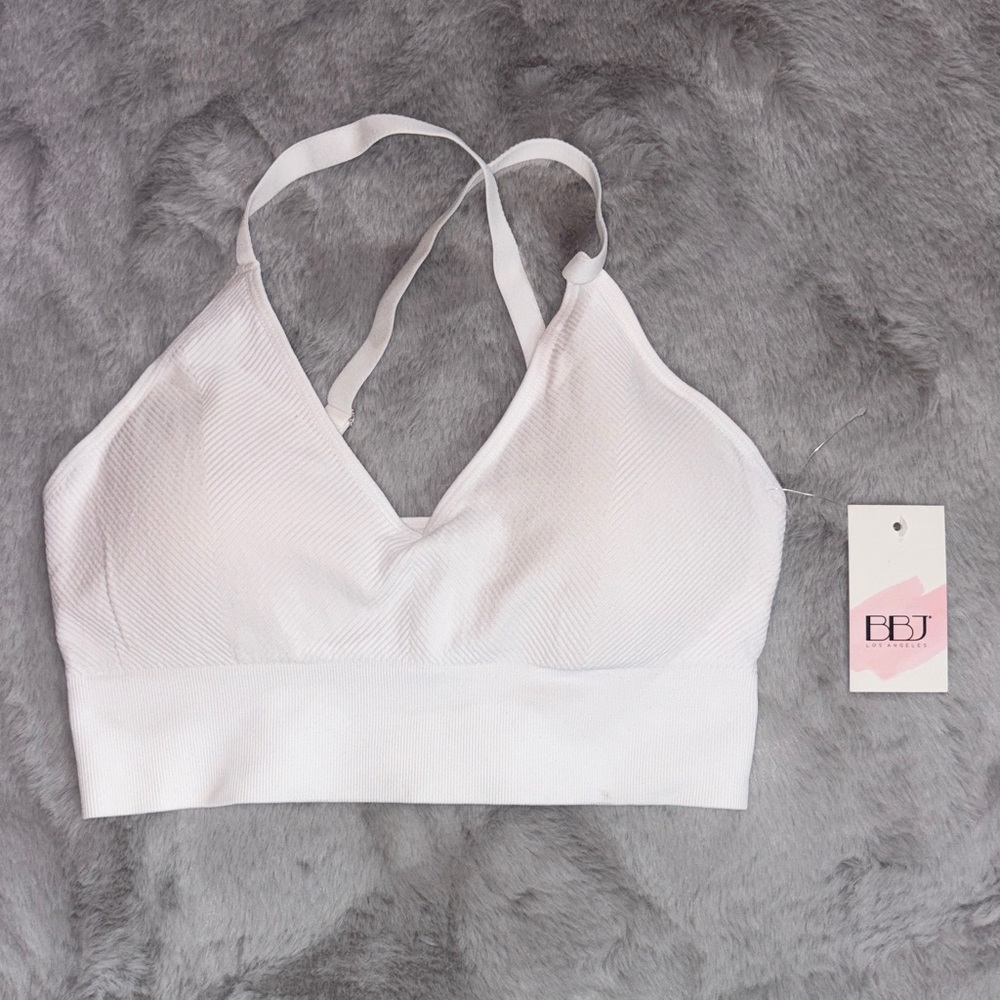 BBJ Women's Classic White Bralette